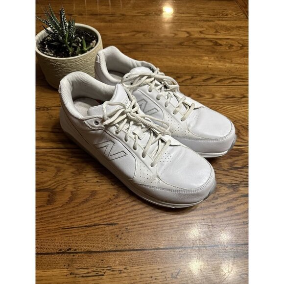 New Balance 928 v3 Men\'s Sneakers Size 12 Leather White/Gray MW928WT3 main image 8
